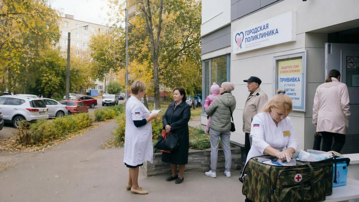В Дзержинске стартовала прививочная кампания от гриппа с выездом на дом