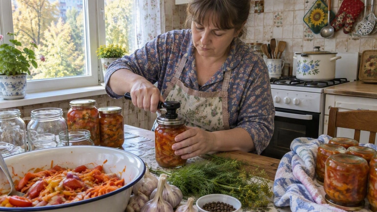 «Белоцерковский» салат готовлю по советскому ГОСТу: банки улетают ещё до праздников