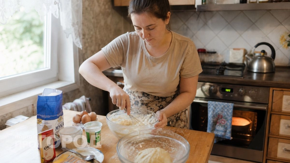 Смешиваю кефир с майонезом и пеку быстрый десерт к чаю: домашние съедают всё до последней крошки за минуту