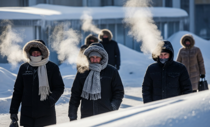 Аномальные морозы до -33°С и гололедица накроют регион 4 февраля