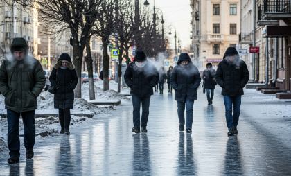 Морозы до -28°С и гололедица: синоптики предупреждают о резком похолодании 18 февраля