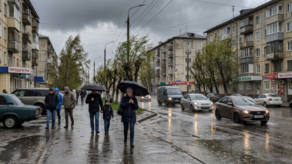 9 апреля в регионе ожидаются дождь и порывистый ветер до 20 м/с