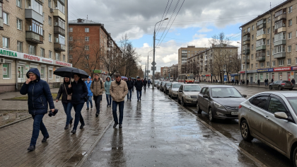 10 апреля: дожди с мокрым снегом и порывы ветра до 16 м/с